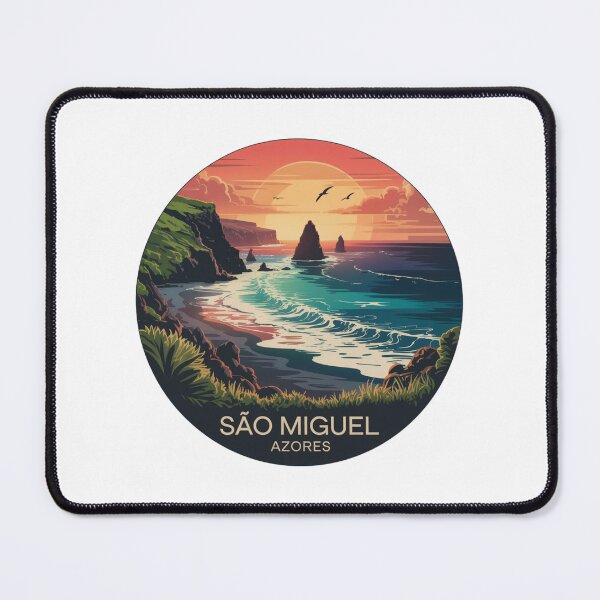 Item preview, São Miguel Azores Portugal: Coastal Sunset Cliffs designed and sold by CircinusStore.