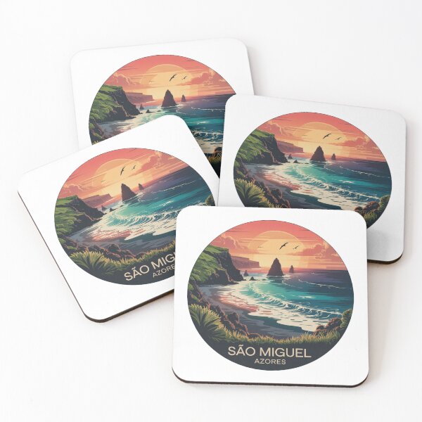 Item preview, São Miguel Azores Portugal: Coastal Sunset Cliffs designed and sold by CircinusStore.