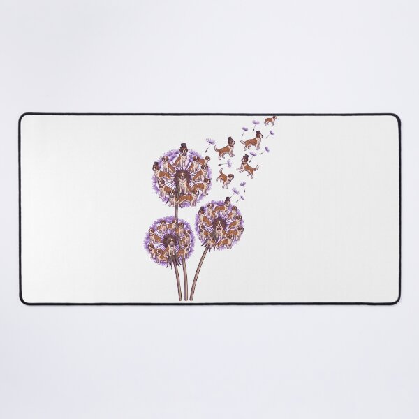 Item preview, Saint Bernard Dandelion Flower Dog Lover designed and sold by dian-rody-crest.
