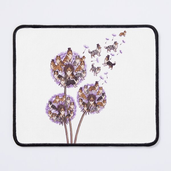 Item preview, Shetland Sheepdog Dandelion Flower Dog Lover designed and sold by dian-rody-crest.