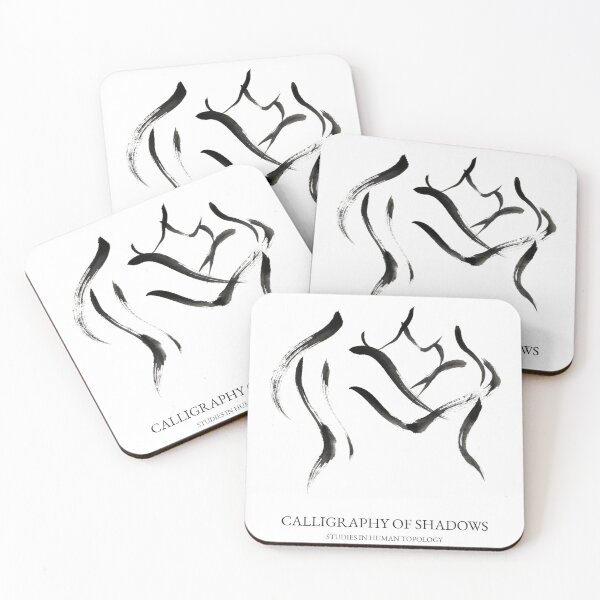 Item preview, Calligraphy of Shadows, Abstract Ink Body Study designed and sold by Art&Fun.