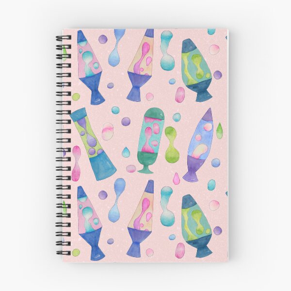 Item preview, Groovy Watercolor Lava Lamps Pattern in Pink designed and sold by Sukilopi.