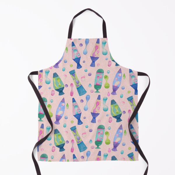 Item preview, Groovy Watercolor Lava Lamps Pattern in Pink designed and sold by Sukilopi.