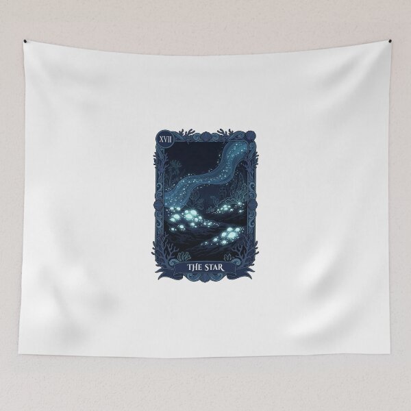 Item preview, Bioluminescent Star Tarot Card Ocean Art designed and sold by SMARTKIT  DESIGNAGENCY.