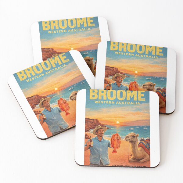 Item preview, Broome Western Australia Cable Beach Roebuck Bay Sunset and Red Emperor designed and sold by Aryabek.