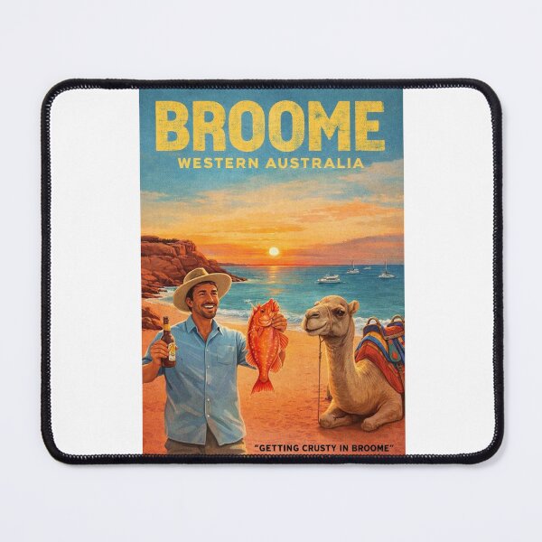 Item preview, Broome Western Australia Cable Beach Roebuck Bay Sunset and Red Emperor designed and sold by Aryabek.