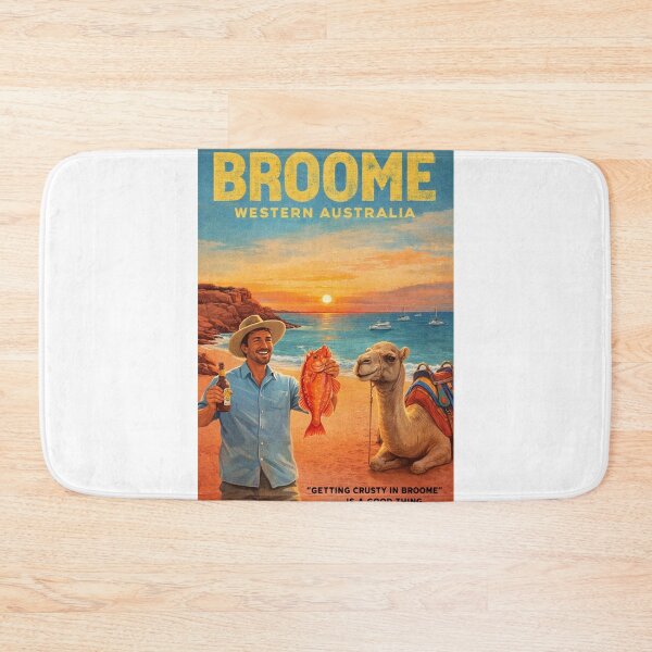 Item preview, Broome Western Australia Cable Beach Roebuck Bay Sunset and Red Emperor designed and sold by Aryabek.