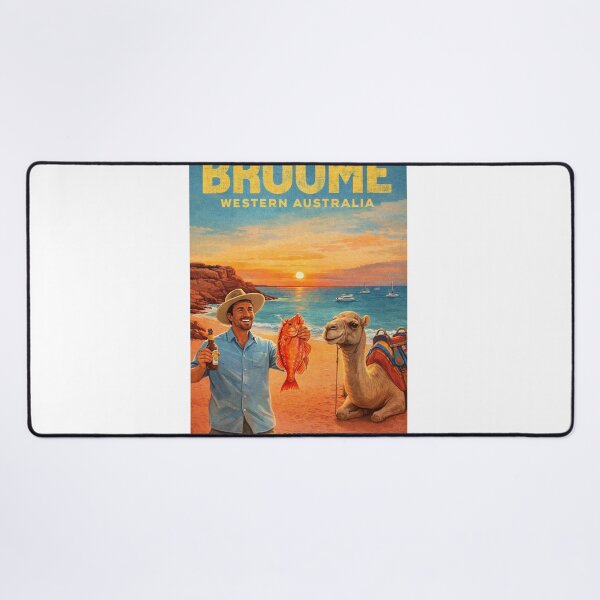 Item preview, Broome Western Australia Cable Beach Roebuck Bay Sunset and Red Emperor designed and sold by Aryabek.