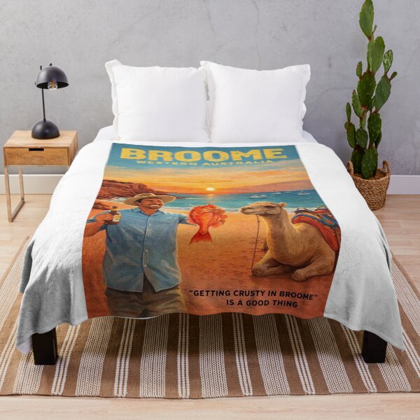 Item preview, Broome Western Australia Cable Beach Roebuck Bay Sunset and Red Emperor designed and sold by Aryabek.