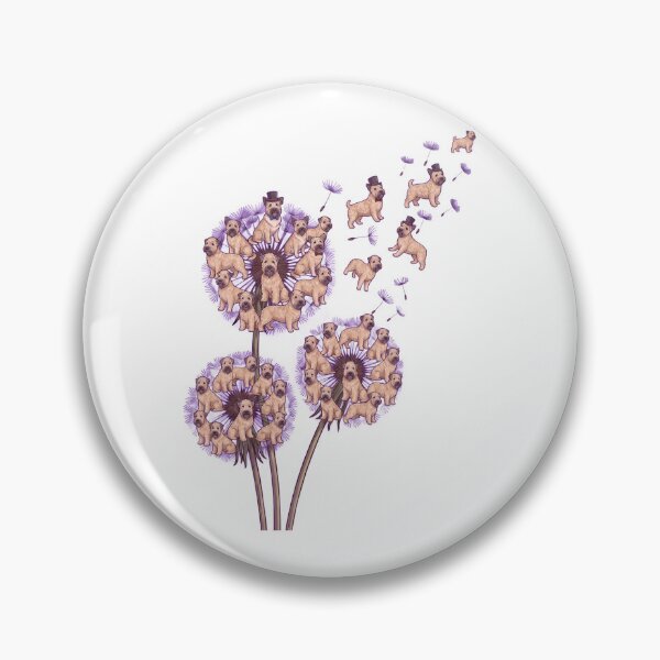 Item preview, Soft Coated Wheaten Terrier Dandelion Flower Dog Lover designed and sold by dian-rody-crest.