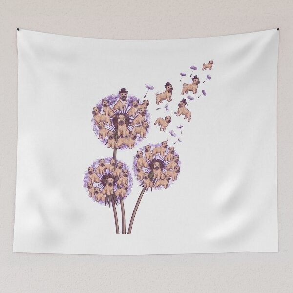Item preview, Soft Coated Wheaten Terrier Dandelion Flower Dog Lover designed and sold by dian-rody-crest.