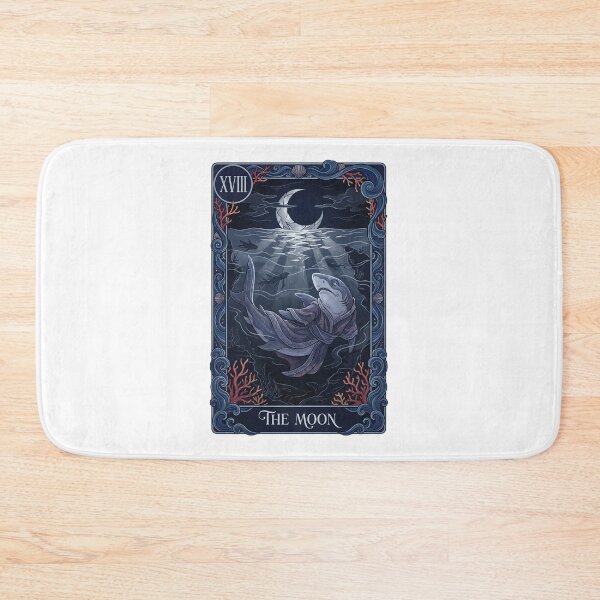 Item preview, Shark Moon Tarot Card Ocean Art designed and sold by SMARTKIT  DESIGNAGENCY.