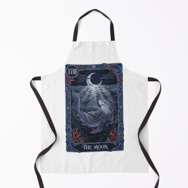 Item preview, Shark Moon Tarot Card Ocean Art designed and sold by SMARTKIT DESIGNAGENCY.