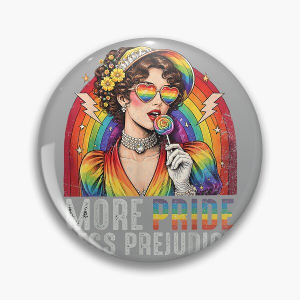 Item preview, More Pride Less Prejudice Rainbow Women Men designed and sold by KathieFaugh.