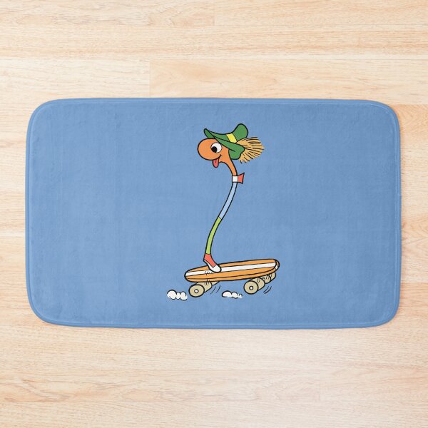 Item preview, Classic Skating Worm Cartoon designed and sold by PickledjoArt.