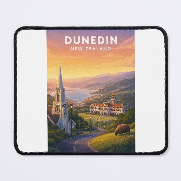 Item preview, Dunedin Otago Heritage Skyline and Otago Harbour designed and sold by Aryabek.