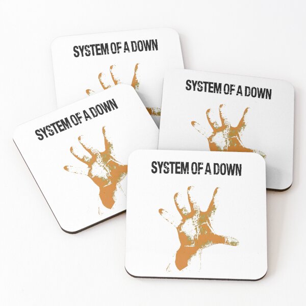 Item preview, System Of A Down Four Fingers Hand  designed and sold by olaIAMfailing.