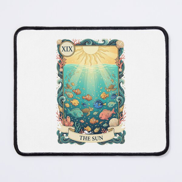Item preview, Lagoon Sun Tarot Card Ocean Art designed and sold by SMARTKIT  DESIGNAGENCY.