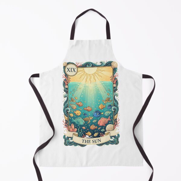Item preview, Lagoon Sun Tarot Card Ocean Art designed and sold by SMARTKIT DESIGNAGENCY.