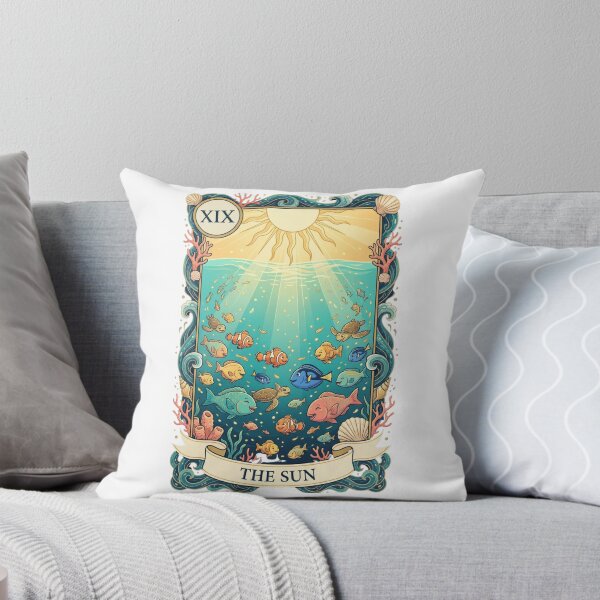 Item preview, Lagoon Sun Tarot Card Ocean Art designed and sold by SMARTKIT  DESIGNAGENCY.