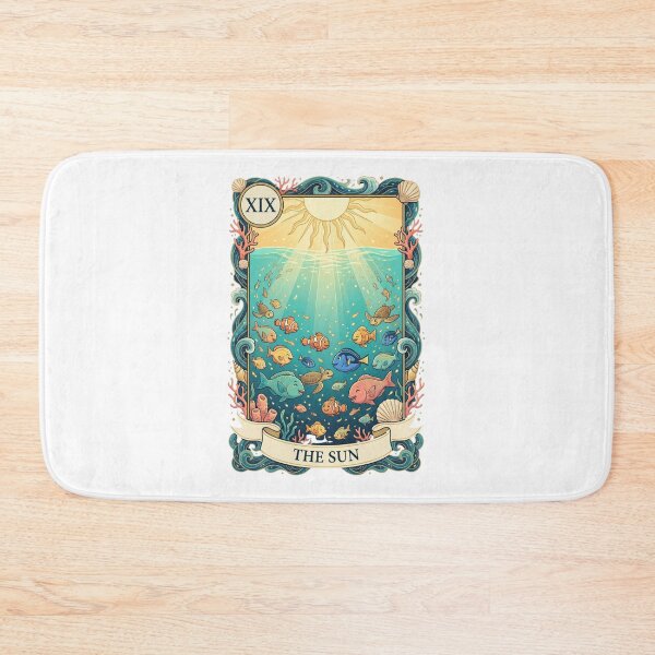 Item preview, Lagoon Sun Tarot Card Ocean Art designed and sold by SMARTKIT  DESIGNAGENCY.