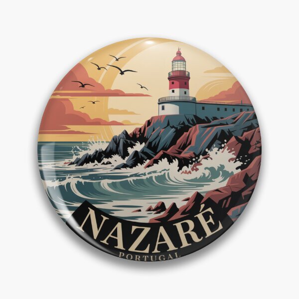 Item preview, Nazaré Portugal: Lighthouse Coastal Sunset designed and sold by CircinusStore.