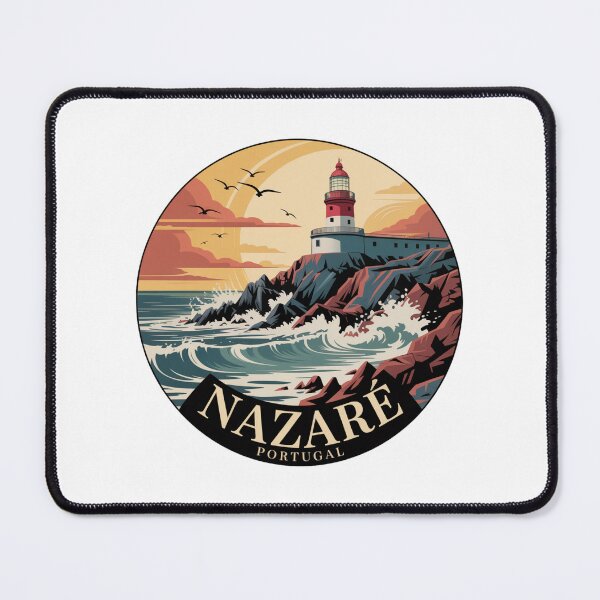 Item preview, Nazaré Portugal: Lighthouse Coastal Sunset designed and sold by CircinusStore.