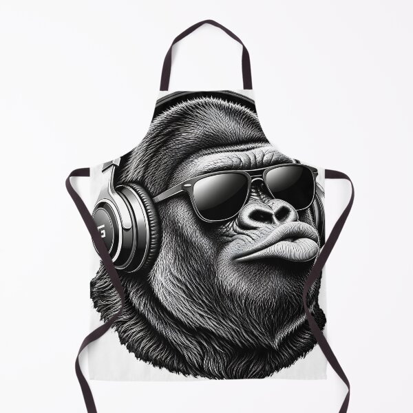 Item preview, Gorilla with glasses 2 designed and sold by Diapason-Art.