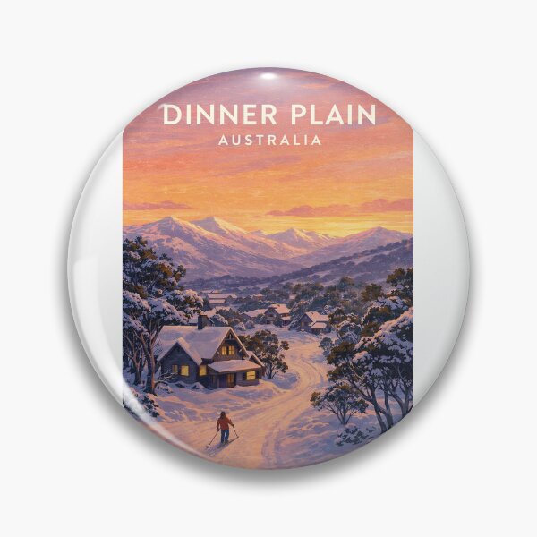 Item preview, Dinner Plain Alpine National Park Victorian High Country Winter designed and sold by Aryabek.