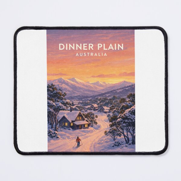Item preview, Dinner Plain Alpine National Park Victorian High Country Winter designed and sold by Aryabek.