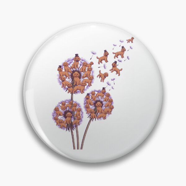 Item preview, Toy Poodle Dandelion Flower Dog Lover designed and sold by dian-rody-crest.