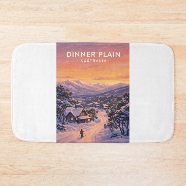 Item preview, Dinner Plain Alpine National Park Victorian High Country Winter designed and sold by Aryabek.