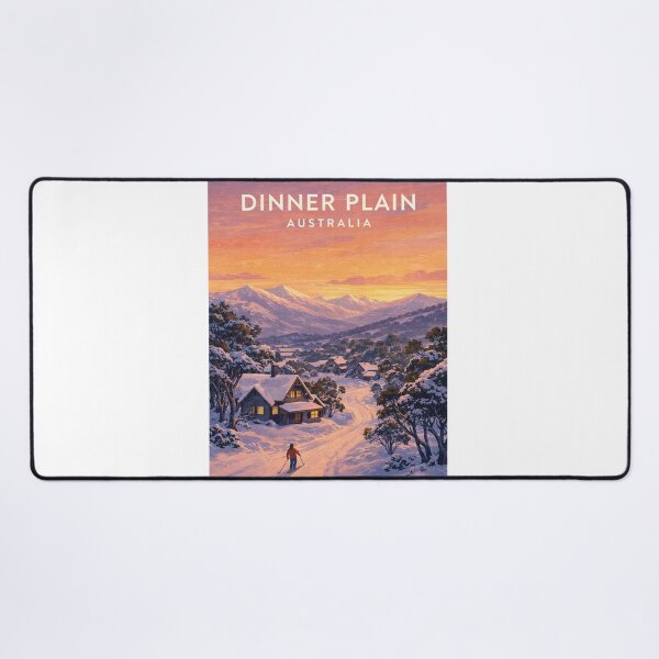 Item preview, Dinner Plain Alpine National Park Victorian High Country Winter designed and sold by Aryabek.