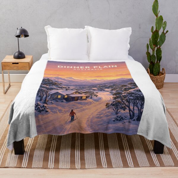 Item preview, Dinner Plain Alpine National Park Victorian High Country Winter designed and sold by Aryabek.