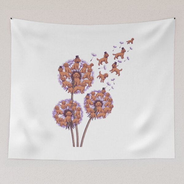 Item preview, Toy Poodle Dandelion Flower Dog Lover designed and sold by dian-rody-crest.