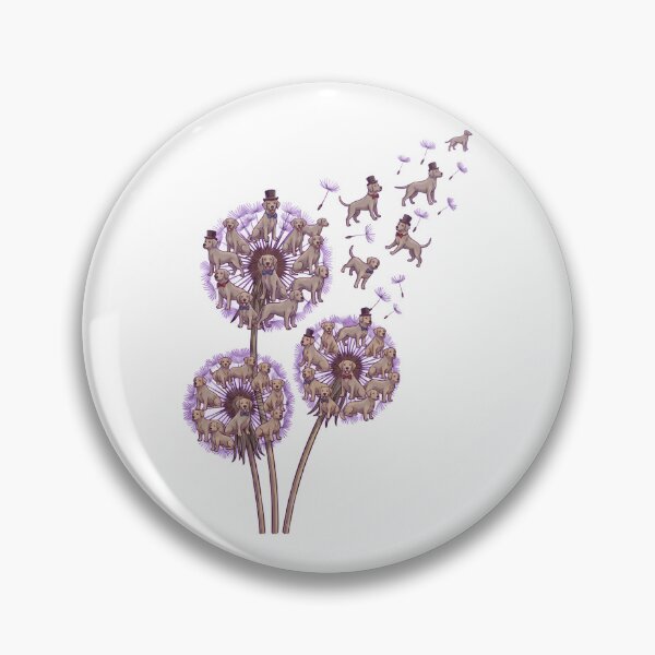 Item preview, Weimaraner Dandelion Flower Dog Lover designed and sold by dian-rody-crest.