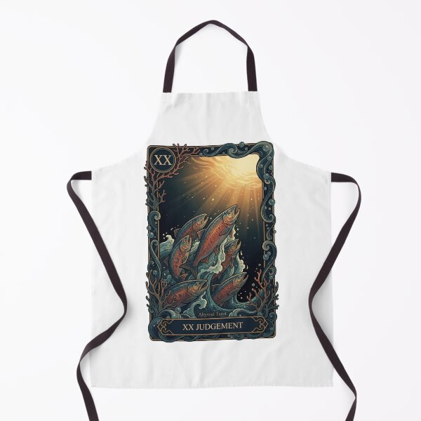 Item preview, Salmon Judgement Tarot Card Ocean Art designed and sold by SMARTKIT DESIGNAGENCY.