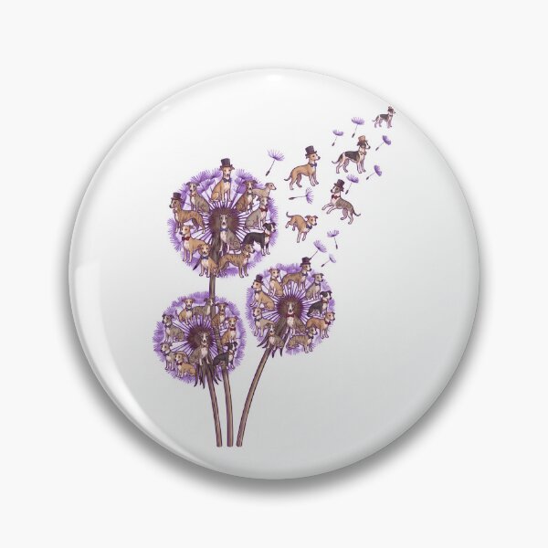 Item preview, Whippet Dandelion Flower Dog Lover designed and sold by dian-rody-crest.
