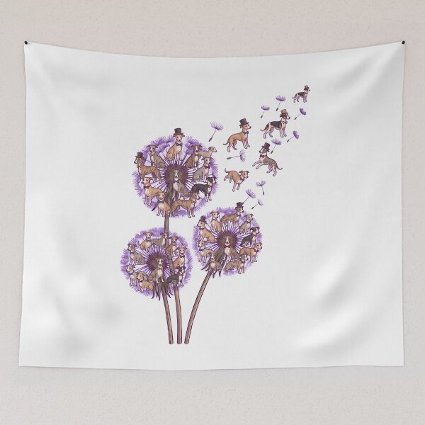Item preview, Whippet Dandelion Flower Dog Lover designed and sold by dian-rody-crest.