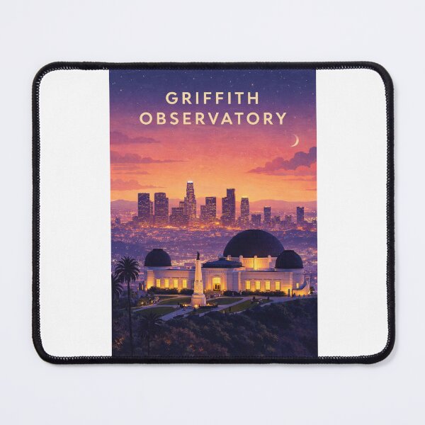 Item preview, Griffith Observatory Los Angeles Skyline at Twilight designed and sold by Aryabek.
