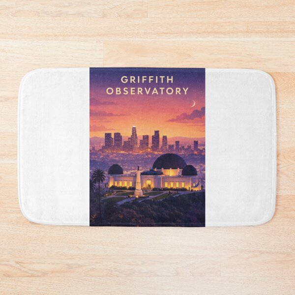 Item preview, Griffith Observatory Los Angeles Skyline at Twilight designed and sold by Aryabek.