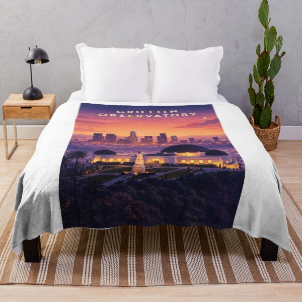 Item preview, Griffith Observatory Los Angeles Skyline at Twilight designed and sold by Aryabek.