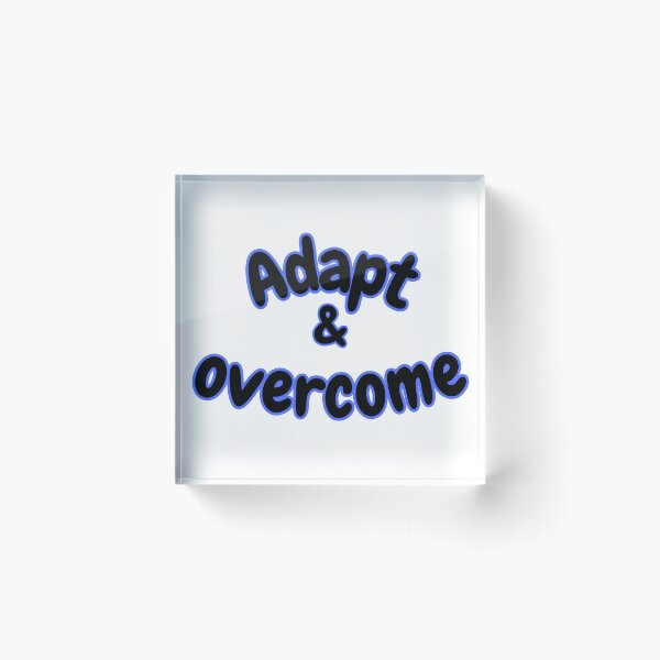 Item preview, Adapt & Overcome Text Graphic designed and sold by Snedsdigital.