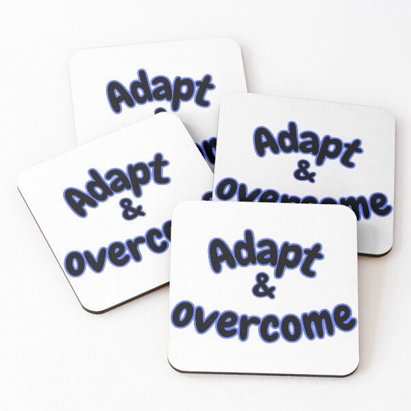 Item preview, Adapt & Overcome Text Graphic designed and sold by Snedsdigital.