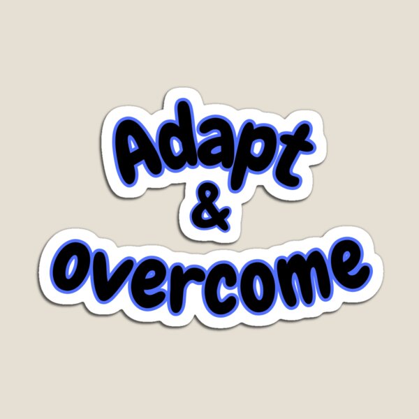 Item preview, Adapt & Overcome Text Graphic designed and sold by Snedsdigital.