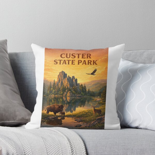 Item preview, Custer State Park Black Hills Wildlife and Sylvan Lake designed and sold by Aryabek.