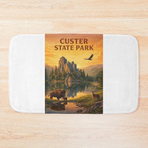 Item preview, Custer State Park Black Hills Wildlife and Sylvan Lake designed and sold by Aryabek.