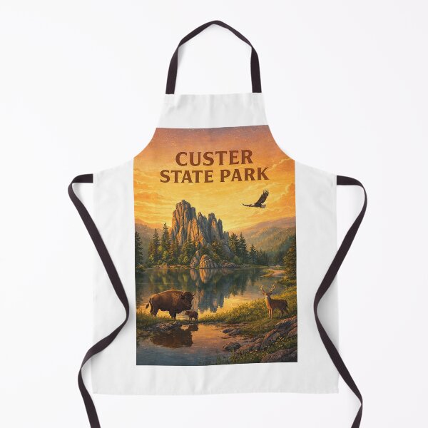 Item preview, Custer State Park Black Hills Wildlife and Sylvan Lake designed and sold by Aryabek.
