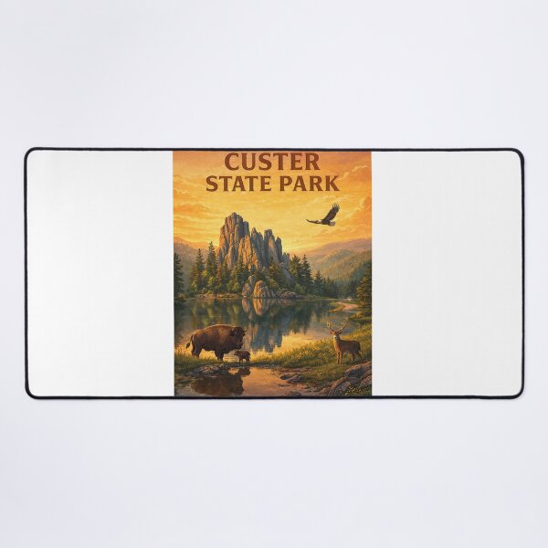 Item preview, Custer State Park Black Hills Wildlife and Sylvan Lake designed and sold by Aryabek.