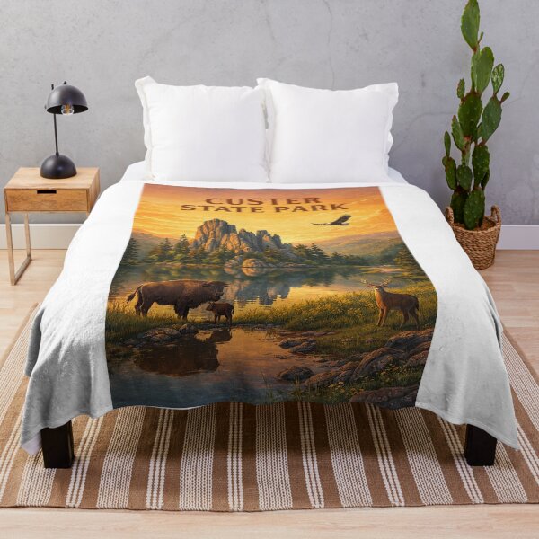 Item preview, Custer State Park Black Hills Wildlife and Sylvan Lake designed and sold by Aryabek.